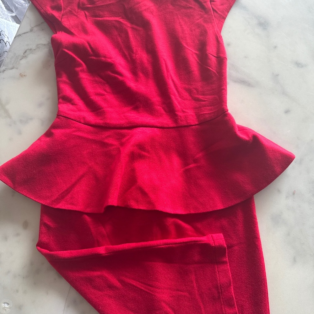 Alice and Olivia red dress